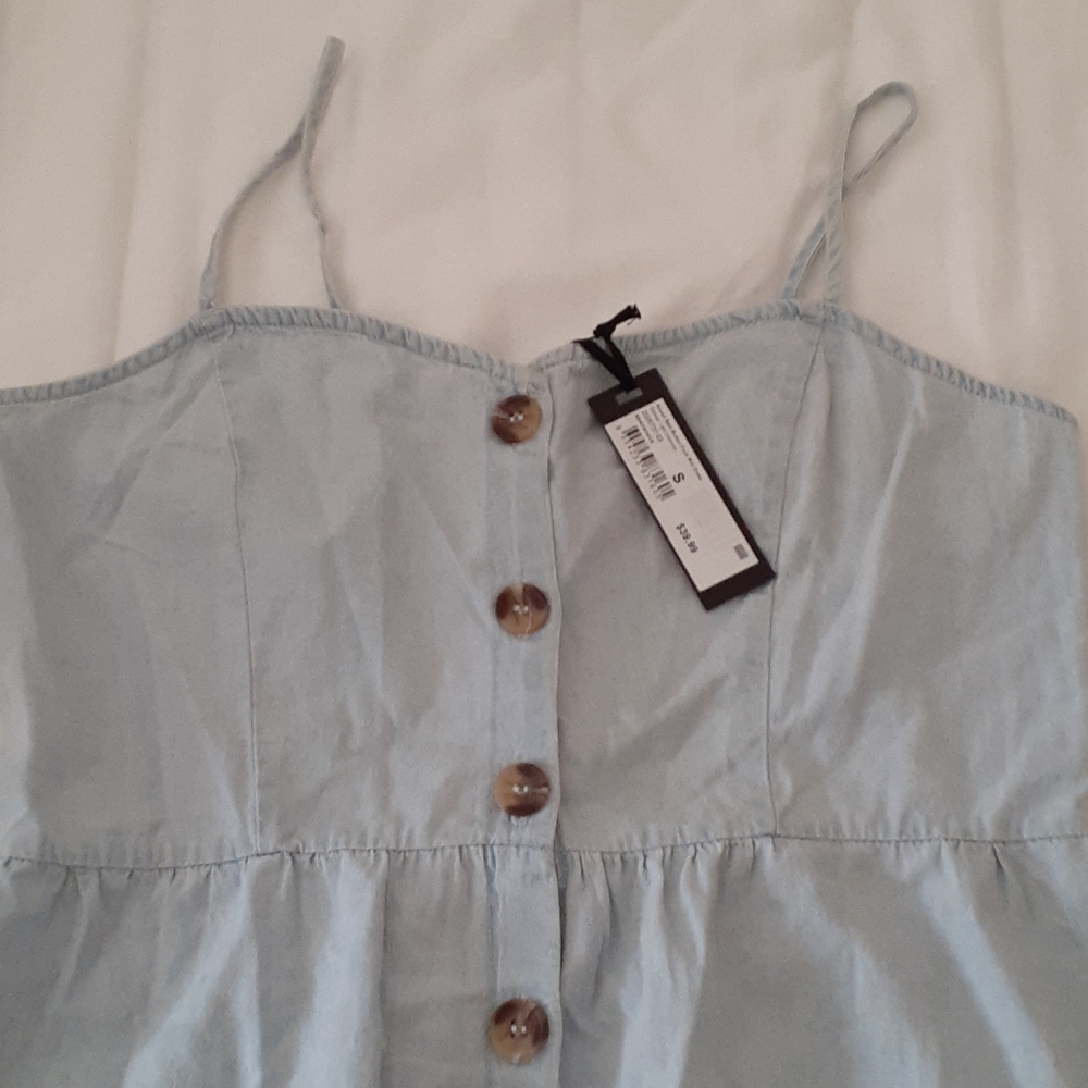 Button Front Midi Dress - Picture 2 of 3